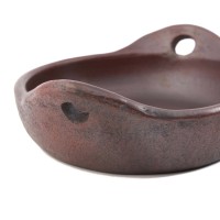 Het etnische diepe bord - Terracotta