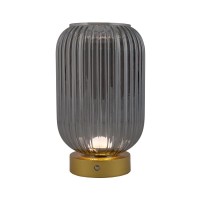 Ackitical lamp "Luise" gold, classical, gold, with integrated LED, warm white