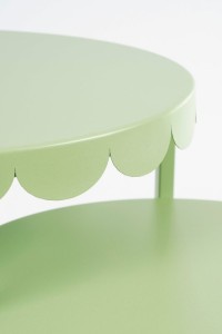 Lara Side table - Set of 2 - H51 x Ø40 cm - Metal - MintGroen