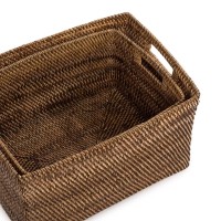 De Koloniale Tijdschriftenmand - Natuurlijk Bruin - M