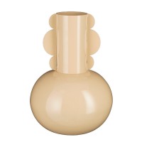 Boyd Vase - H36 x Ø25 cm - Metal - Beige