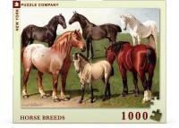 New York Puzzle Company Horse Breeds - 1000 pieces