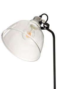 J-Line lamp Magali - metal/glass - transparent