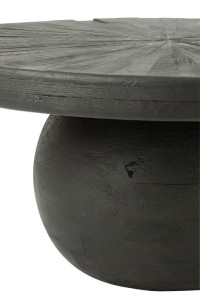 J-Line side table Bol Shanil - wood - black