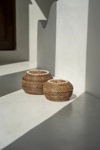 The Colonial Peek-a-Boo Basket - Natural Brown - M