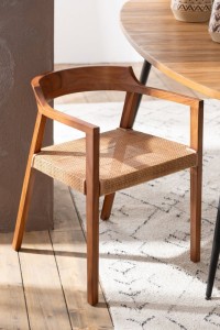 J-Line chair Emma - wood - brown