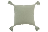 J-Line cushion Brush Square - cotton - mint