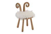 J-Line chair Ear Sheep - wood - natural