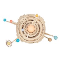 Wooden Puzzle 3D Solar System Planetary Orbits, Robotime, ST001, 34.5x21x32.5cm