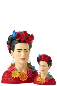 J-Line Buste Frida Kahlo Polyresine Large