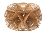 J-Line Golven Rotan lampkap - jute - naturel