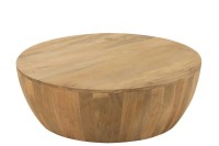 J-Line Coffee Table Camille Mango Wood Natural