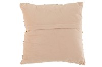 J-Line kussen Paillet - polyester - champagne/beige