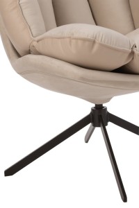 J-Line chair Relax Cushion - textile/metal - beige