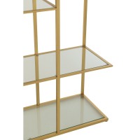 J-Line rek - ijzer/glas - goud