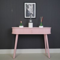 Bijzettafel - Lichtroze - MDF - 100x33x76cm