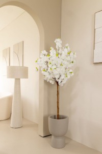 Artificial Cherry Blossom 150cm White