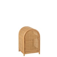 J-Line Ellen Rotan kast - 2 deuren - jute - naturel - S
