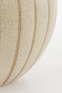 Holm Vase - H52 x Ø34 cm - Ceramic - Cream