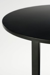 Noah Side table - H58 x Ø45 cm - Metal - Black