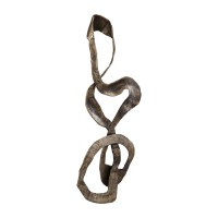 Neven Gold Casted Alu Metal Swirl Wall Panel L