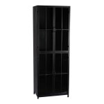 Cave Black Iron Cabinet High