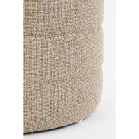 Poef met Opbergruimte - H41 x  Ø42 cm - Beige
