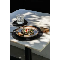 De Beaded Placemat - Zwart