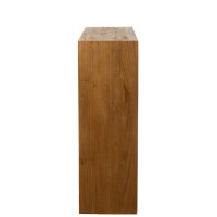 J-Line Wandrek Kubus 4P Hout Bruin