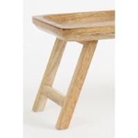 Duko Dienblad - L50 x B15 x H17 cm - Mangohout - Donkerbruin