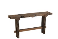 J-Line Console Brut Recycled Wood Brown