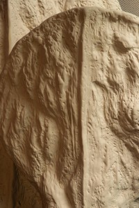 Linos Taupe Matt Ceramic Structure Round Vase S