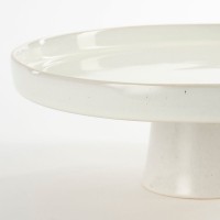 Racco Cake Stand - H11 x Ø28 cm - Stoneware - Off White