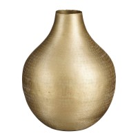 Kyan Vaas - H31 x Ø25 cm - Aluminium - Champagne