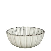 Corfu Bowl - H9 x Ø17 cm - Ceramic - Gray