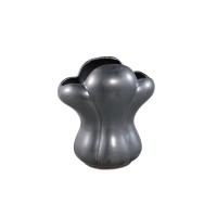 Mellie Black France Lily Flower Ceramic Vase M