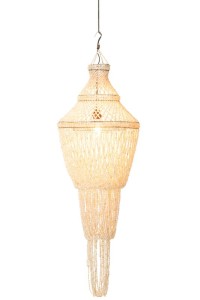 J-Line lampshade Diasy - stone/shells - natural