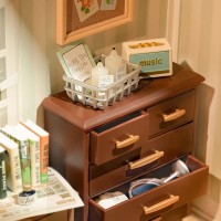 DIY Huisje Super Creator Sweet Dream Bedroom, Robotime, DW009, 16,3x16,3x15,2cm