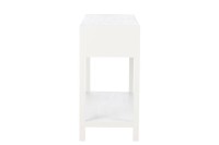 J-Line console + 2 baskets - wood - white