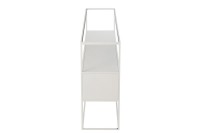 J-Line Console Square Metal/Glass White