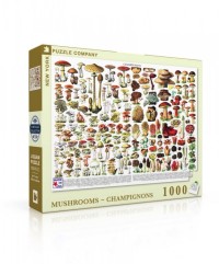 New York Puzzle Company Mushrooms ~ Mushrooms - 1000 pieces