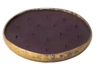 J -Line scented candle M -Chic - Oud & Amber - Glass - Gold/Black - XL - 35U