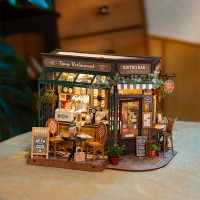 Robotime, Henry's Chocolate, DIY Miniatuurhuis, DG174, 23,5x17,5x22,0 cm