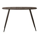 Tyano Black Recycled Teak Wood Side Table