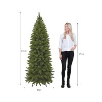 Bristlecone Smalle Kunstkerstboom - H215 x Ø89 cm - Groen