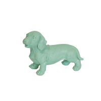 Ornament - Tackle Dog - Polyresin - Mintgreen - 20x8x15cm