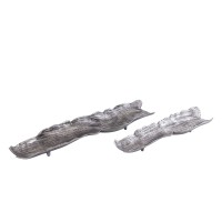 Lukne Nickle Casted Alu Wavy Bowl Rectangle L