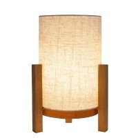 Ackitical lamp "Matilda" 32 cm high, in white/nature, with integrated LED, dimmable with touch sensor