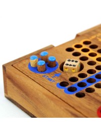 Logic Giochi Mens Don't Worry Wooden Board Game, LG620, 14x14x4cm