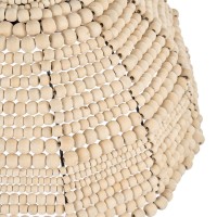 De Houten Bead Dome Hanger - Naturel